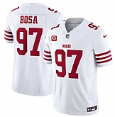 Men & Women & Youth San Francisco 49ers #97 Nick Bosa White 2023 F.U.S.E. With 1-Star C Patch Vapor Untouchable Limited Jersey,baseball caps,new era cap wholesale,wholesale hats